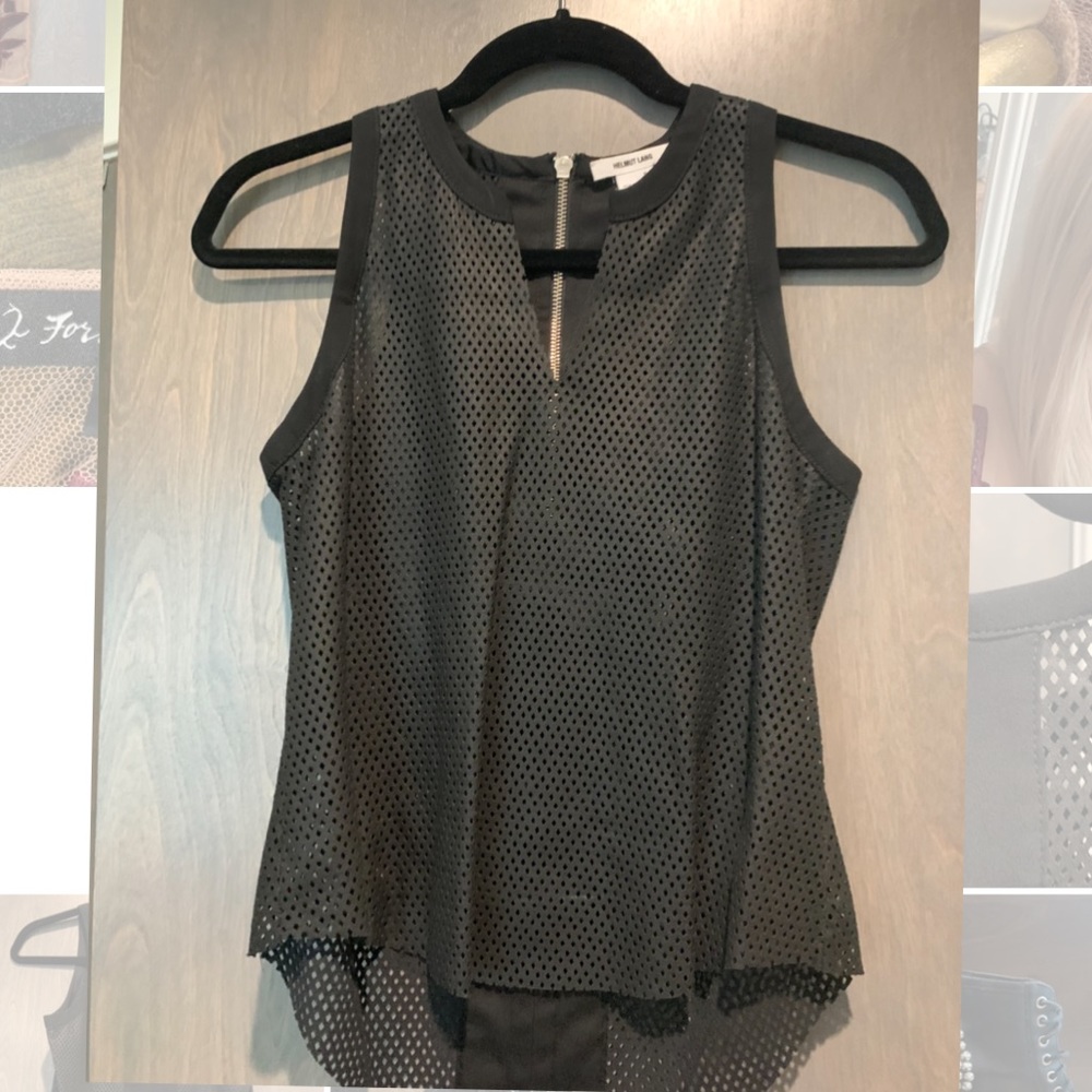 🚫SOLD🚫Helmet Lang Mesh Black Tank